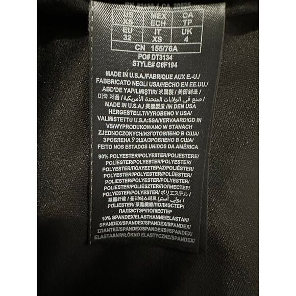 Marciano Bodycon Dress Women's XS Purple Red Sequin Mini Open Back 3/4 Sleeves - Picture 8 of 13